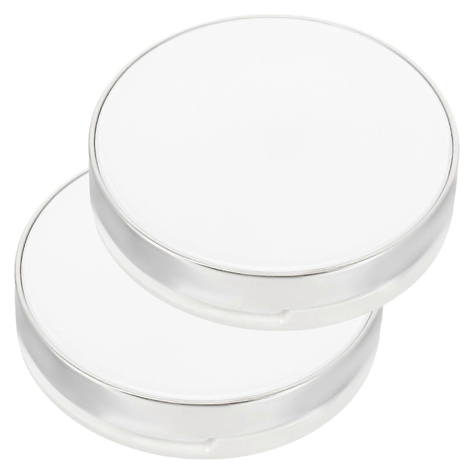 Portable Cushion Foundation Box Empty Powder Container with Mirror 8Pcs