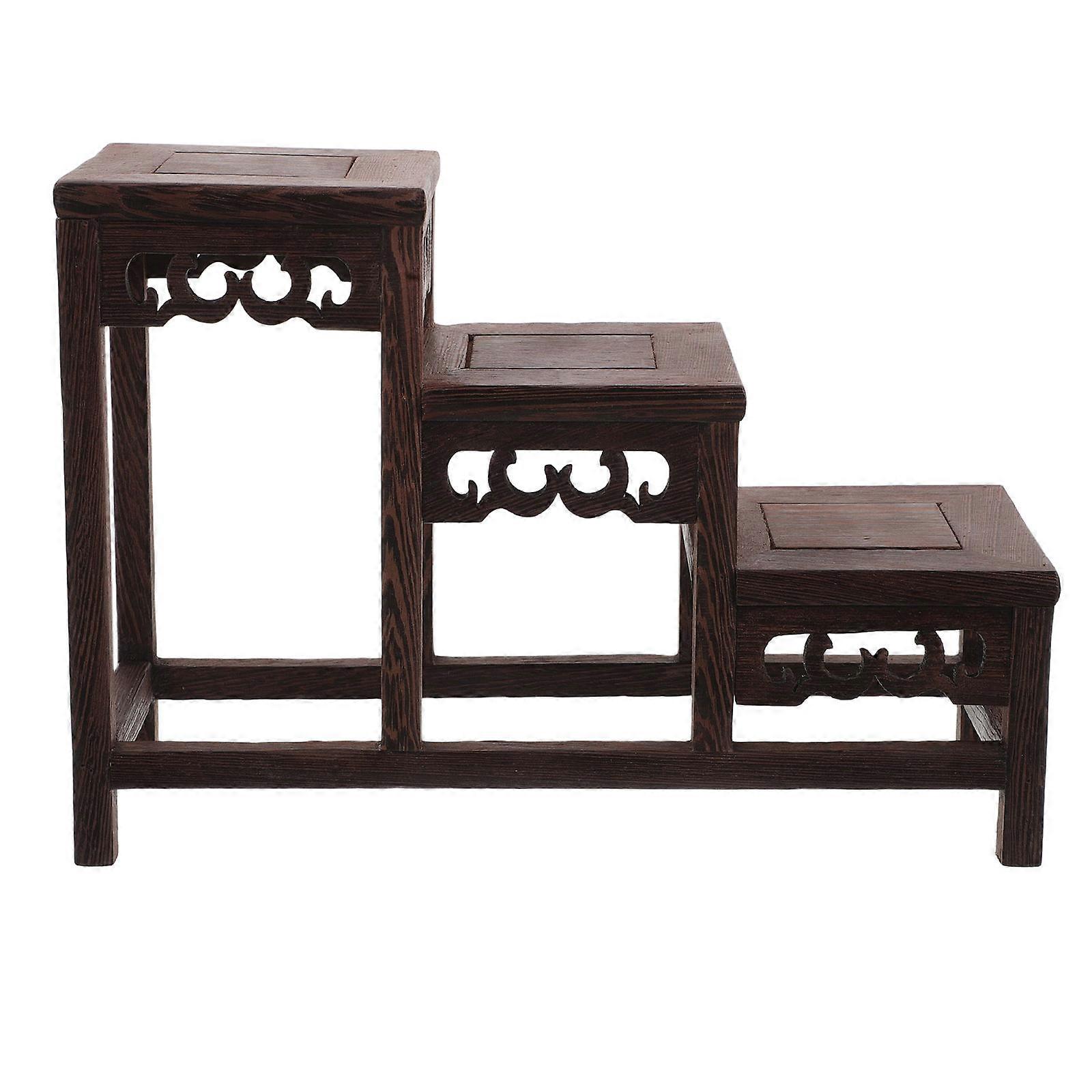 Multi-Functional Wood Display Stand Coffee for Home Decor