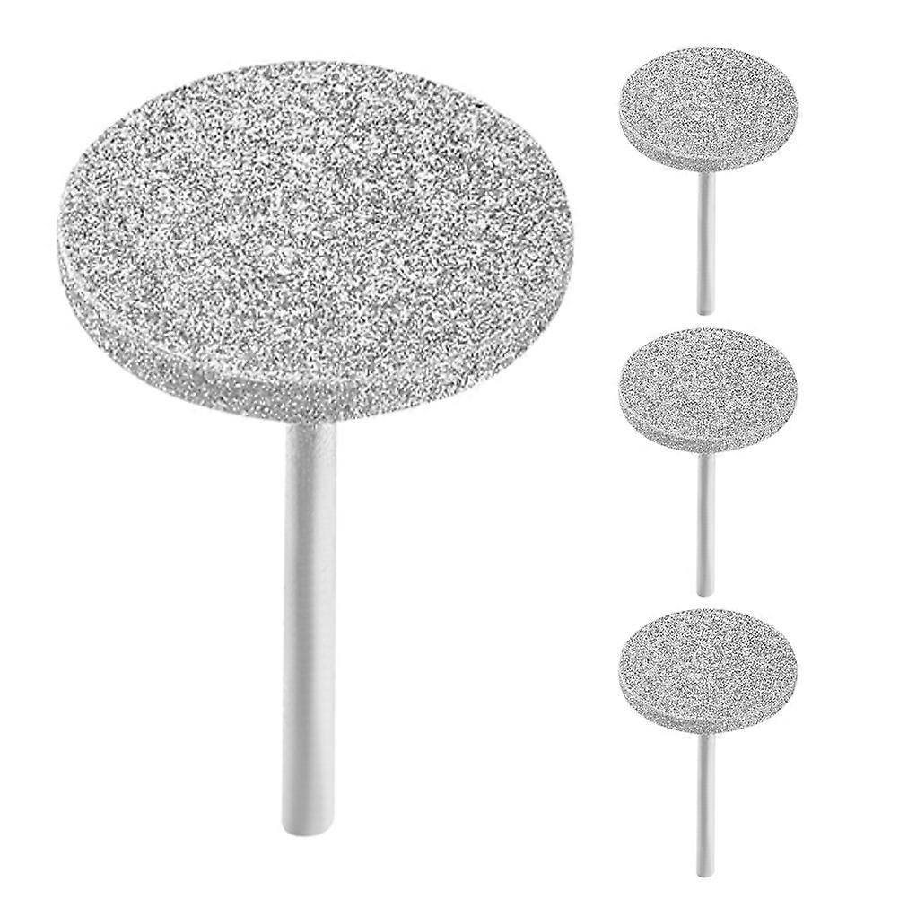 Manicure Professional Nail Drill Bits Set for Grinding Use 4Pcs Silver