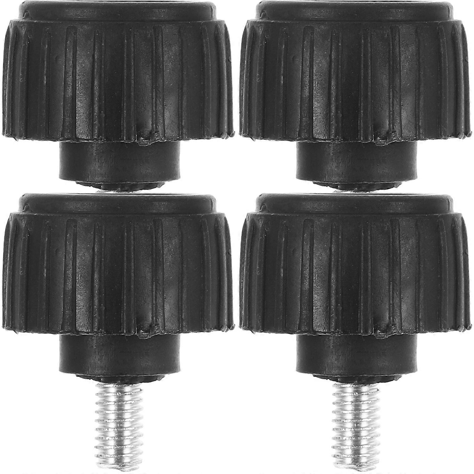 Precision Production Scale Feet For Electronic Scale Devices 16 Pcs Black Reliable Material Designed For Enhanced Stability