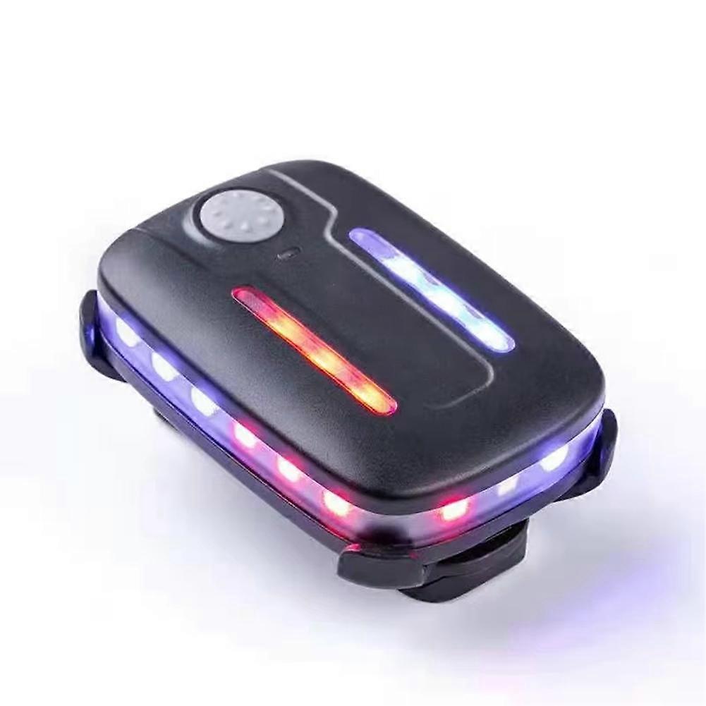 Led Shoulder Light Gravity Sensing Shoulder Lights Red Blue Led 360° Rotation Warning Safety Lamp for Security Patrol