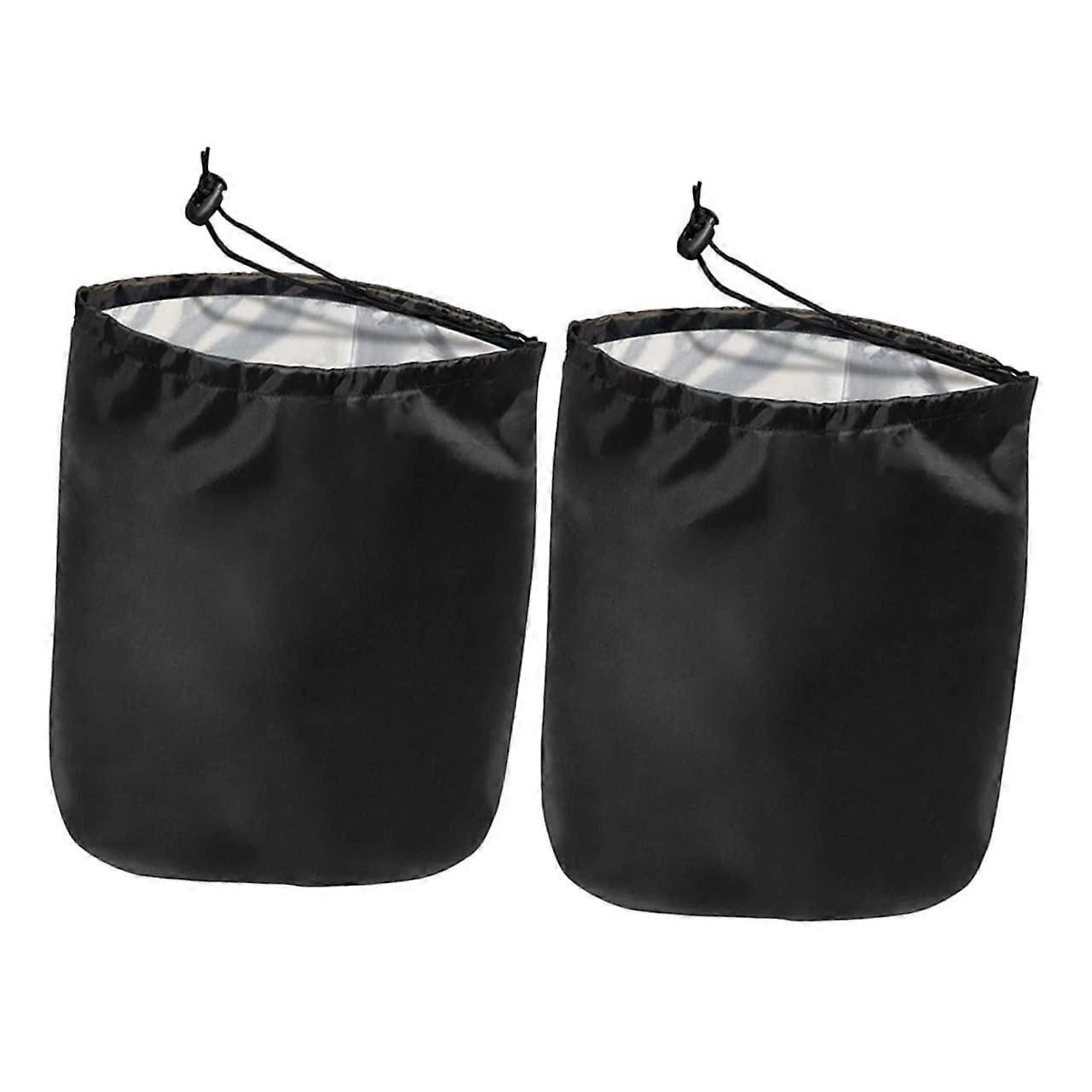 2pcs Snowproof Windproof Car Rearview Mirror Covers All Weather Guard Universal Fit