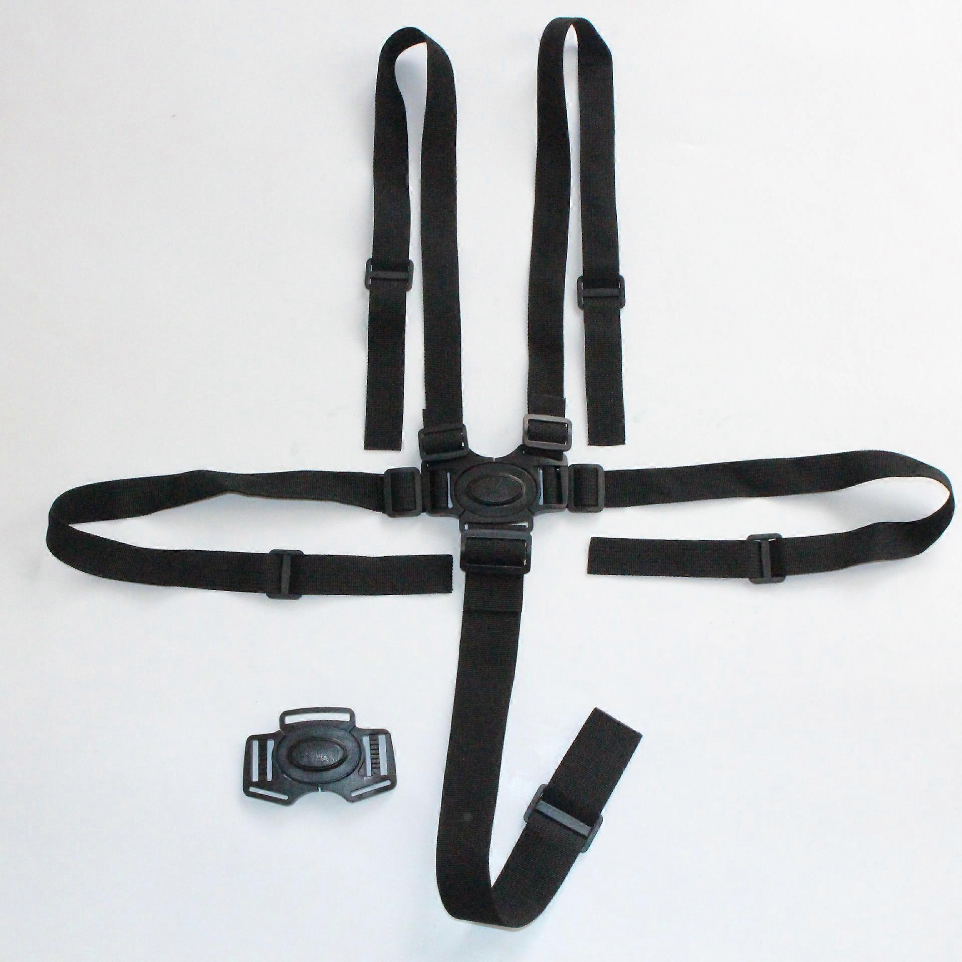 Ceintures de s��curit�� �� cinq Points pour b��b��, si��ge de d��jeuner, voiture, ceintures fixes de couchage, Protection universelle pour tout-pet