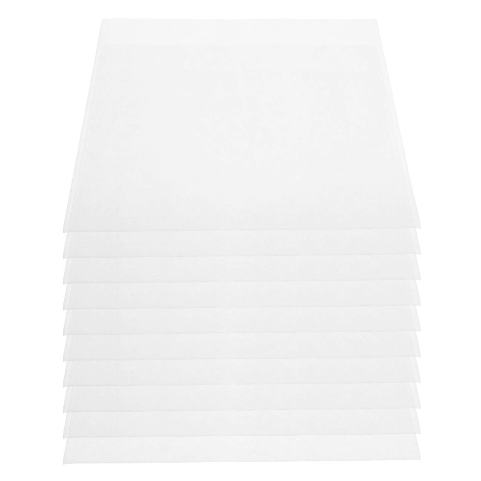 White Felt Sheets Felt Fabric for Crafts 20Pcs Soft Crafting Material