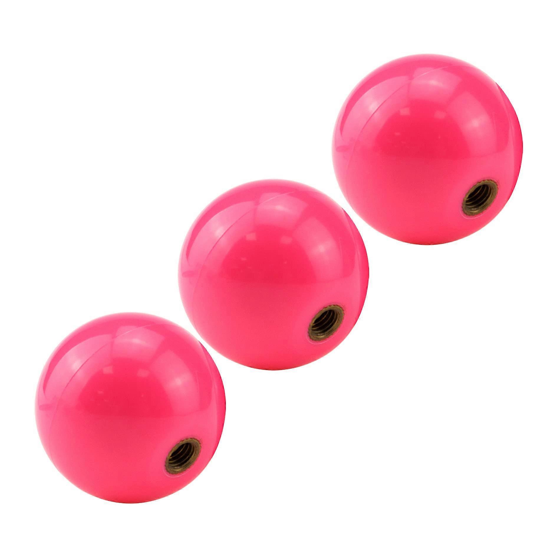 35mm Red Arcade Joystick Ball  Set of 3, Ergonomic Grip, Quick Replacement, Durable Build