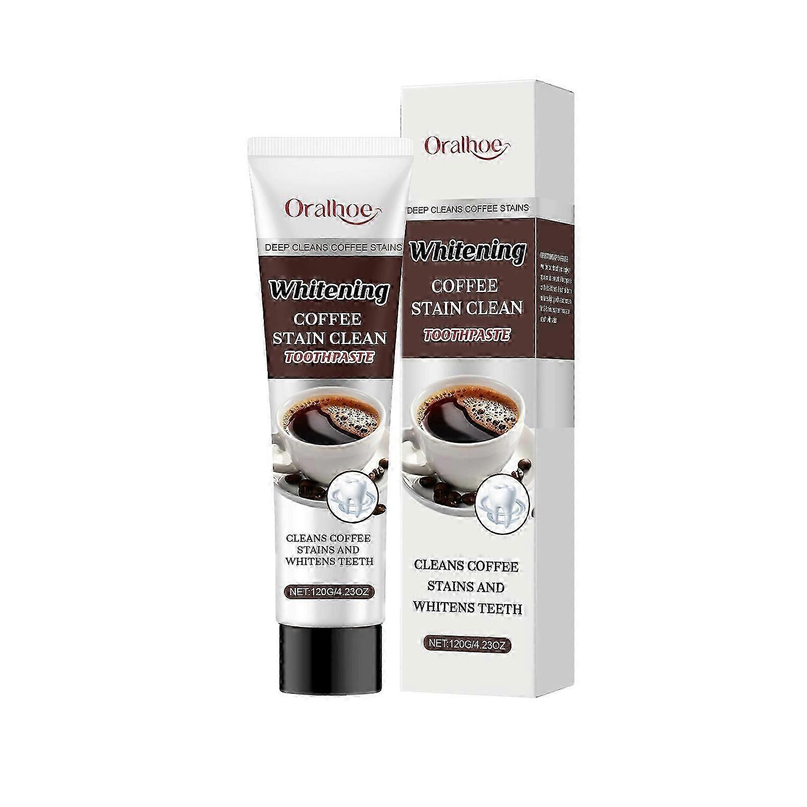 Daily Whitening Toothpaste for Stain Removal, Tartar Control & Fresh Breath - 120g