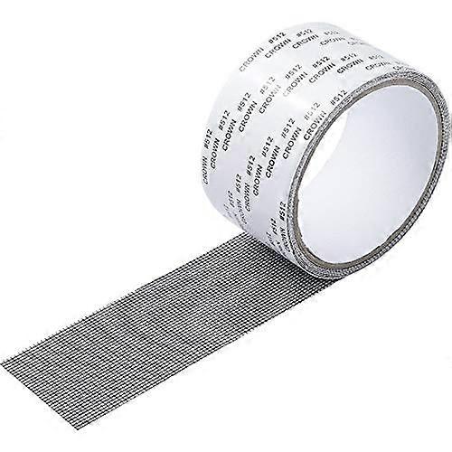 Window Screen  Tape 5cm x 200cm Black SelfAdhesive Mesh Patch for Window and Door Screens