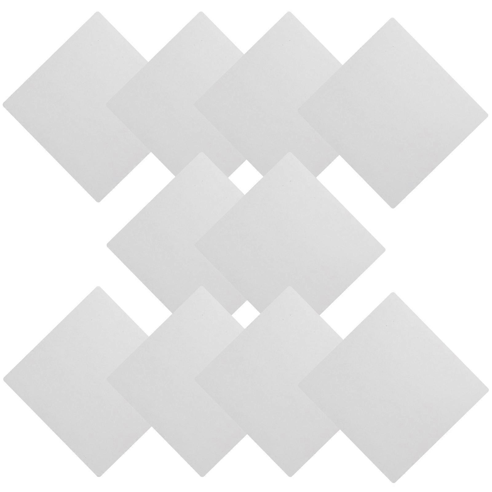 White Corrugated Cardboard Sheets for Craft Projects 10 Sheets Pack