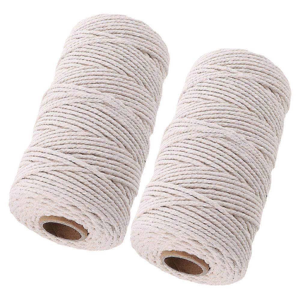 Metzgergarn aus Baumwolle, 2 Rollen Set