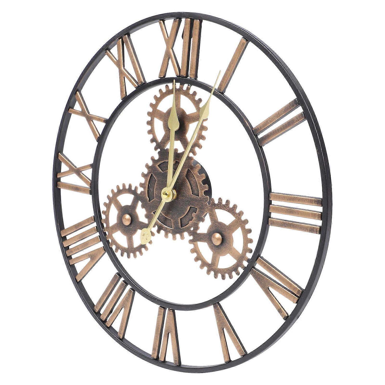 Room Clock Iron Art Clock for Decoration Use 1Pcs