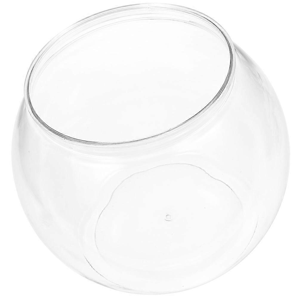 Transparent Fish Bowl Globe for Storage Use Durable Plastic