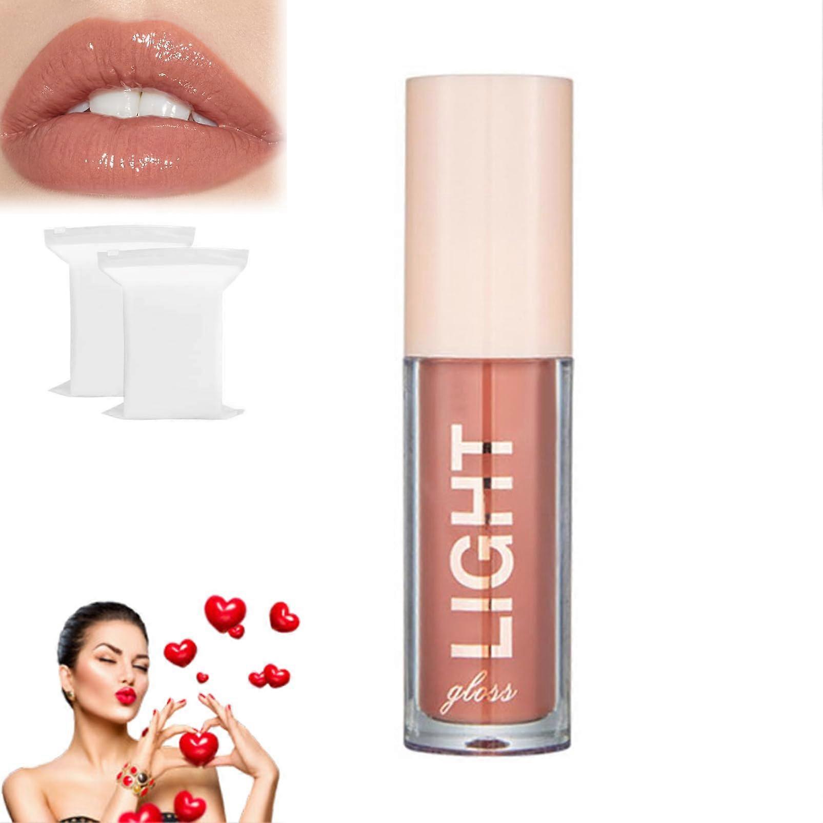 Pheromone Lip Gloss with Plumping Hydration, Temperature Color Changing, LongLasting Shine (810#)