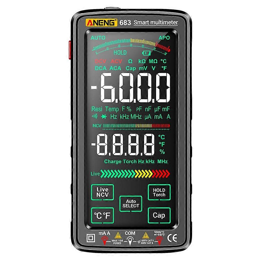 ANENG 683 Touch Screen NCV Induction Multimeter Digital High Precision Smart Auto Range Burn-Proof R