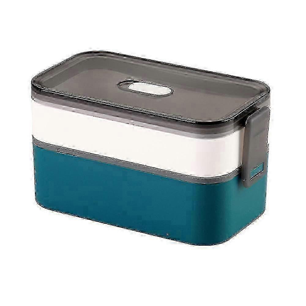 Lunch Box Can Be Microwave Heating Lunch Box Large-capacity (blue)