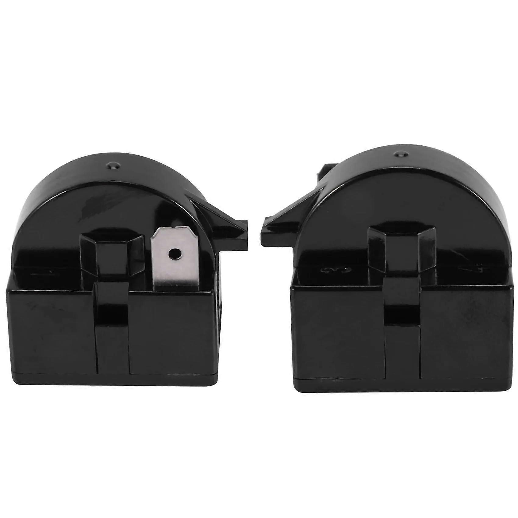 2pcs QP24.7 Refrigerator Start Relay 1 Pin PTC Starter Relay Replacement with Reliable Performance