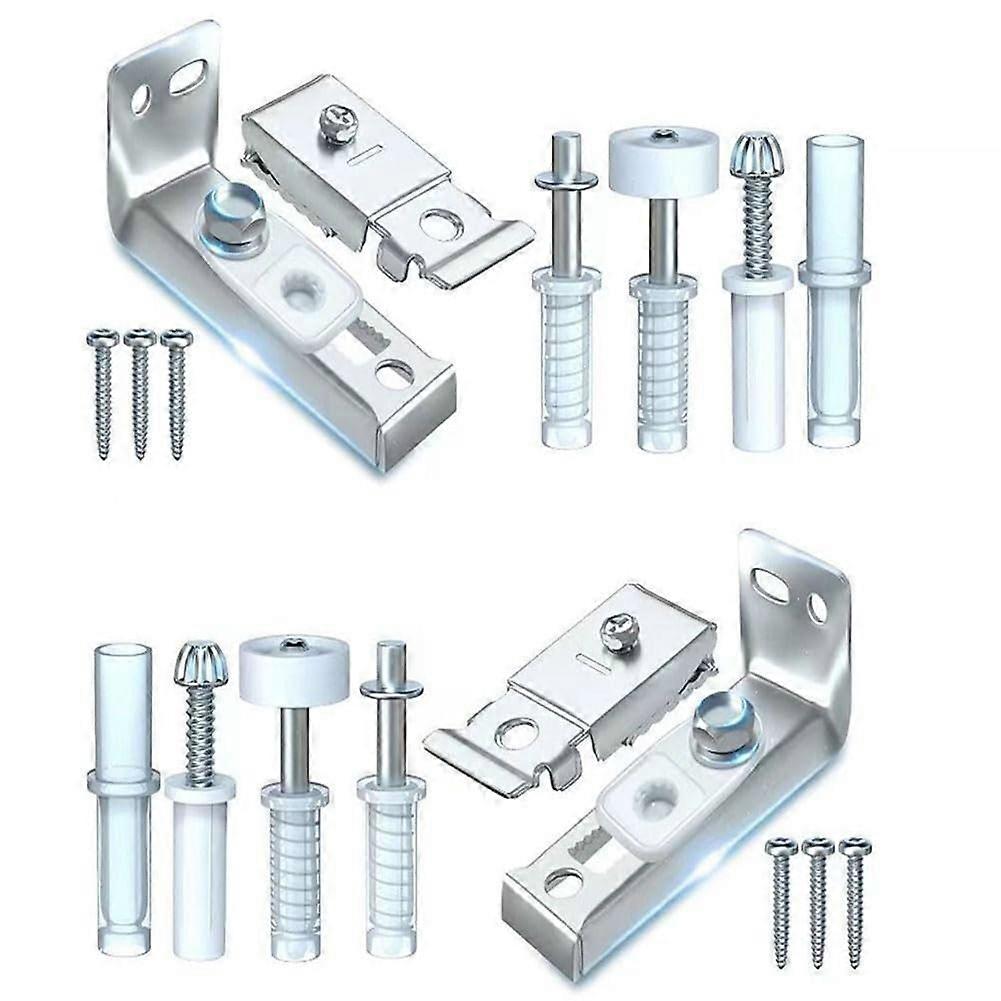 Closet Door Hardware Kit 2 Pack for Smooth Glide Sliding Door , MultiDoor Compatibility