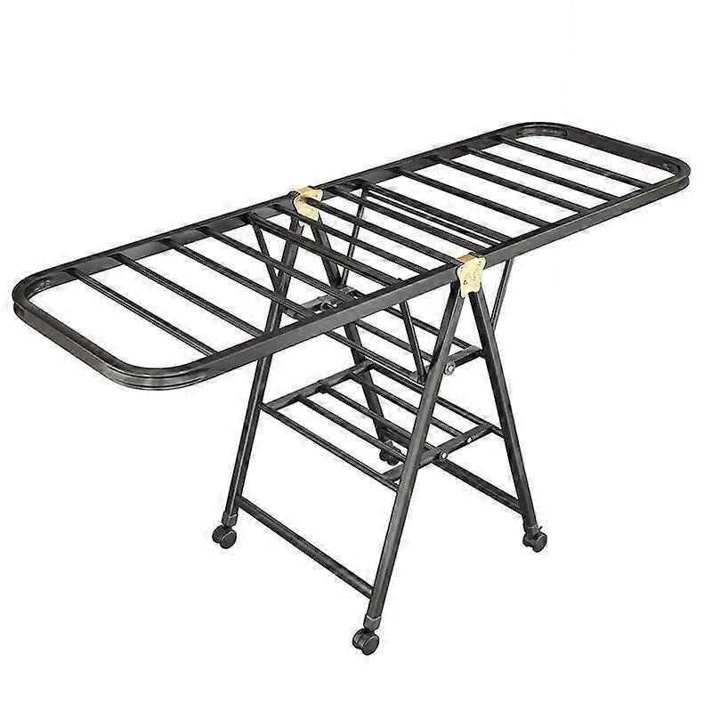 Foldable Stainless Steel Clothes Drying Rack, Indoor SpaceSaving Airer, 150cm Large Capacity