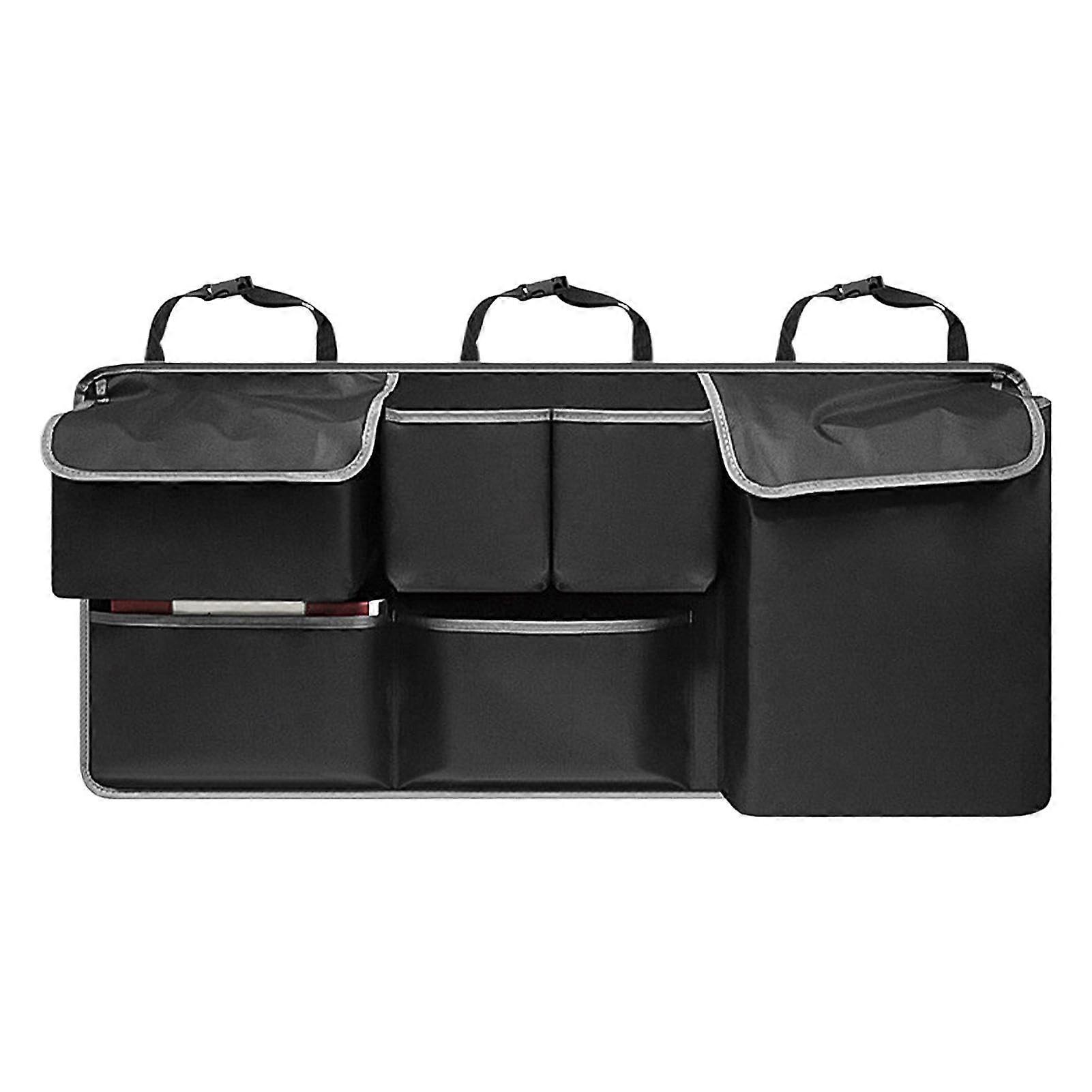 Car Trunk Organizer 38.58x17.72in Large Capacity Foldable Multi Compartment Cargo Storage Bag