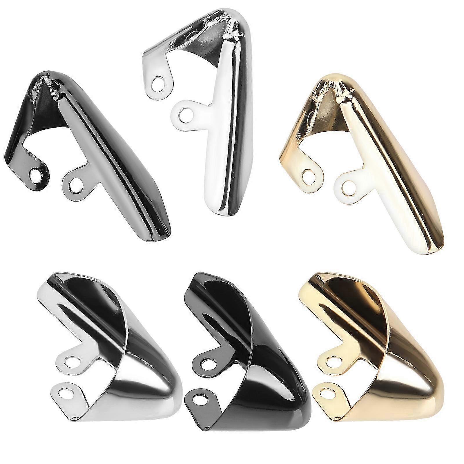 6pcs Practical Metal Pointed Shoe Protectors High Heel Toe Covers