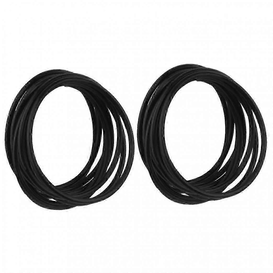 20 st elastiska silikonhårsnoddar för kvinnor och flickor