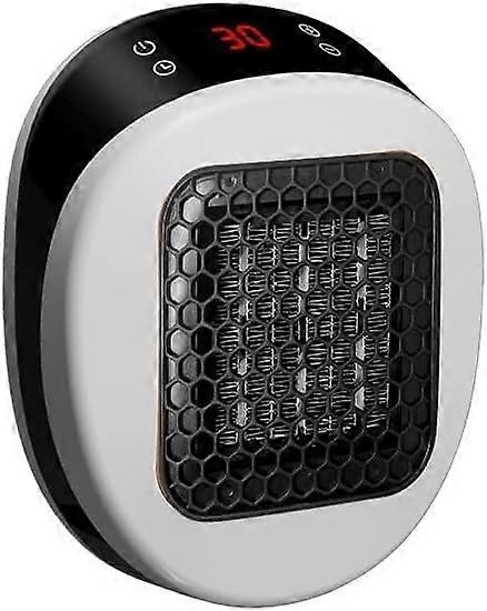 600W Wall Mounted Space Heater with Remote, Fast Quiet Heating, Timer, LED Display and Safety AutoOff