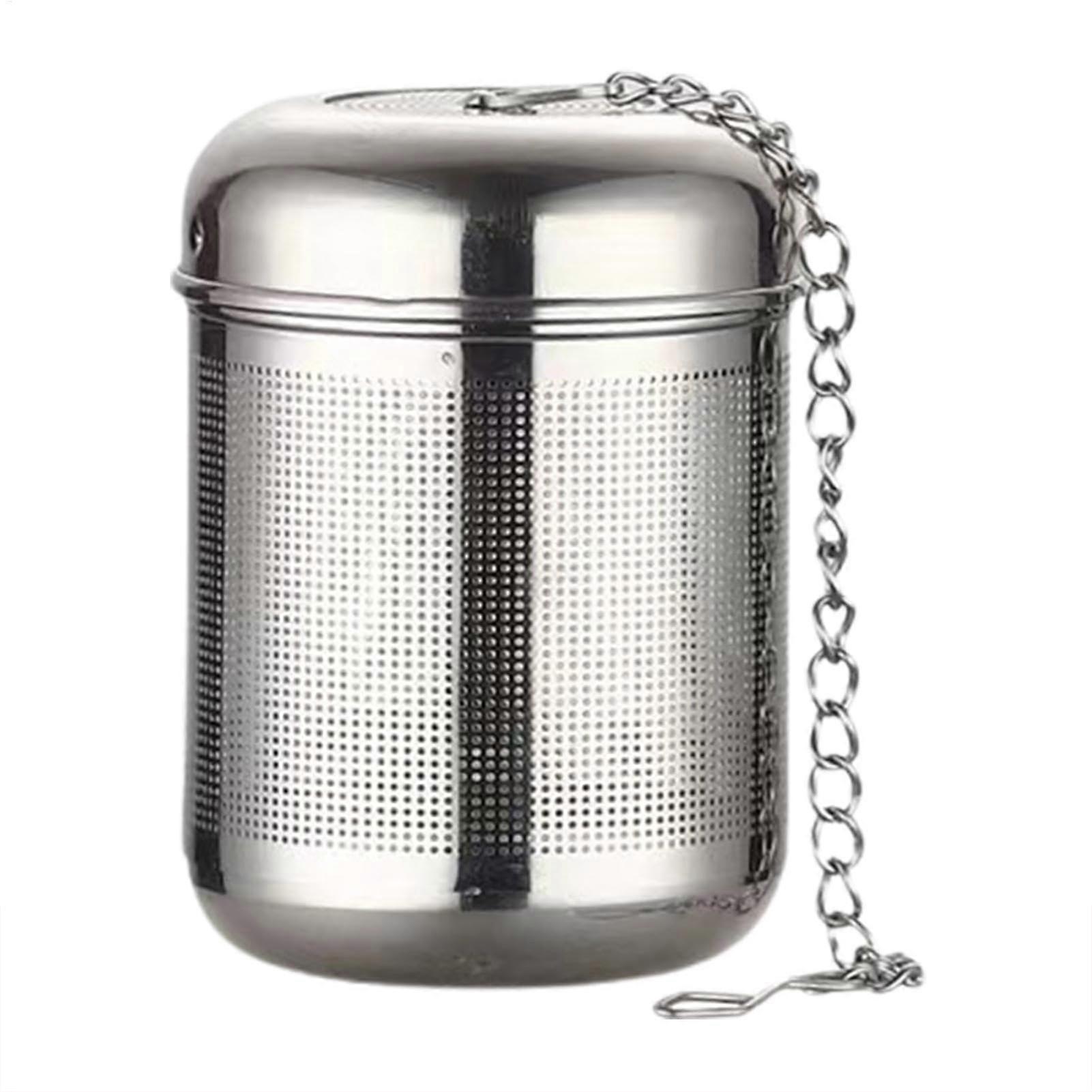 Stainless Steel Tea and Soup Strainer, Fine Mesh Filter, Rustproof, Dishwasher Safe for Kitchen
