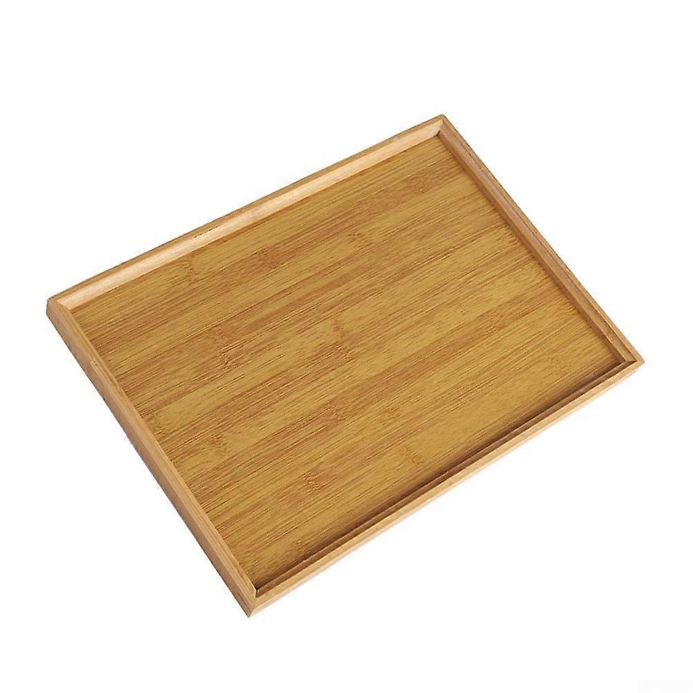 Large Rectangular Wooden Serving Tray for Kitchen Parties Tea Dinner Breakfast Drinks 33x22cm