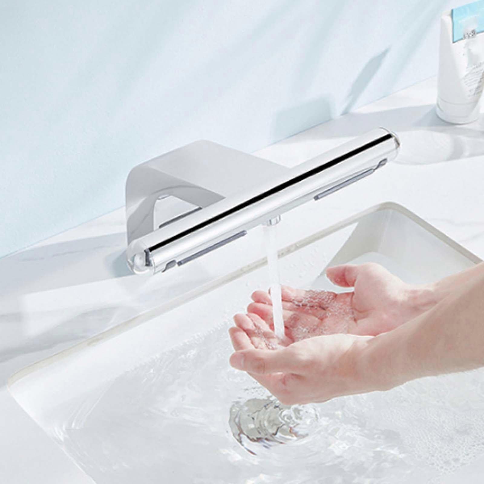 Automatic Faucet Hand Dryer with Touchless Smart Sensor, Fast 6s Drying, SpaceSaving 2 in 1 Design