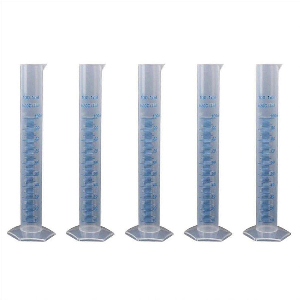 Measuring Cylinder Plastic Graduated Tube Tool for Lab(100Ml)