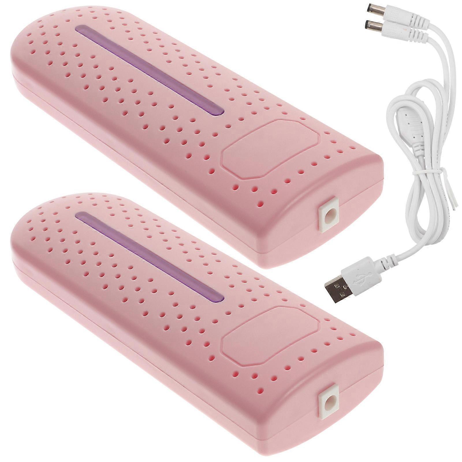 Pink Multi-Function Shoes Dryer 4Pairs for Deodorization and Drying