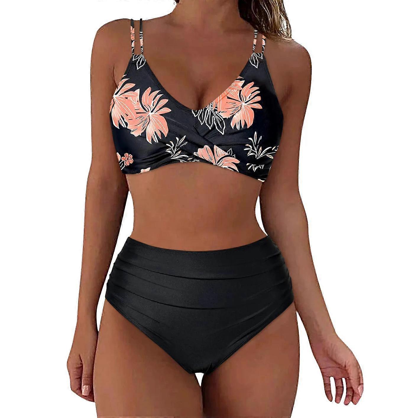 Women's Bikini Set, High Waist, Printed