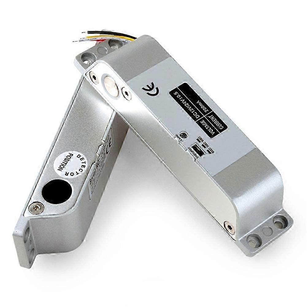Electric Drop Bolt Lock Fail Secure Mode DC12V/24V with Adjustable Time Delay Close When No Power