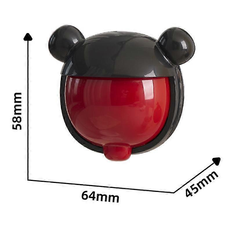 Wall - Mounted Cartoon Toothbrush Storage Rack, Bathroom Wall Mount