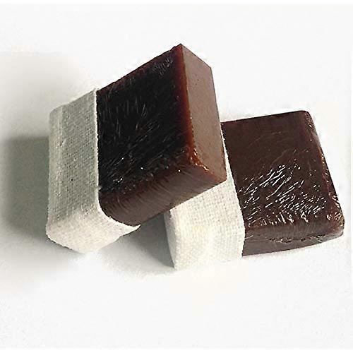 Solid Ejiao Dizi Membrane Glue, Handmade Chinese Flute Adhesive, 2pcs 2.4cm Compact