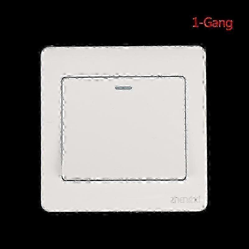 Wall Switch 1/2/3/4 Gang 1way Button Wall Light Switch On/off Button