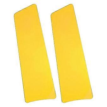 Placas de coloração profissional para cabelo, conjunto com 2 aplicadores retangulares para balayage e mechas de precisão, ferramentas de cabeleireiro para uso em salão e em casa.