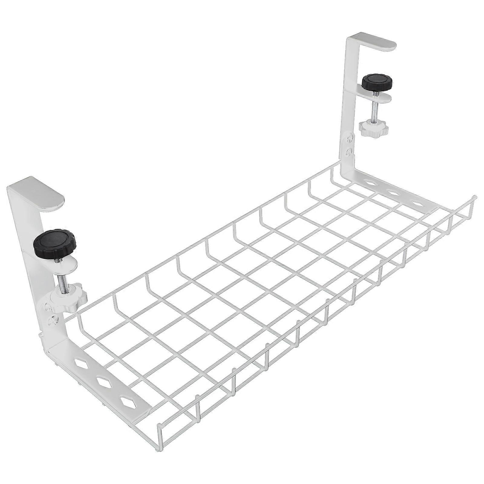 Under Desk Cable Holder Storage Rack for Cable Management