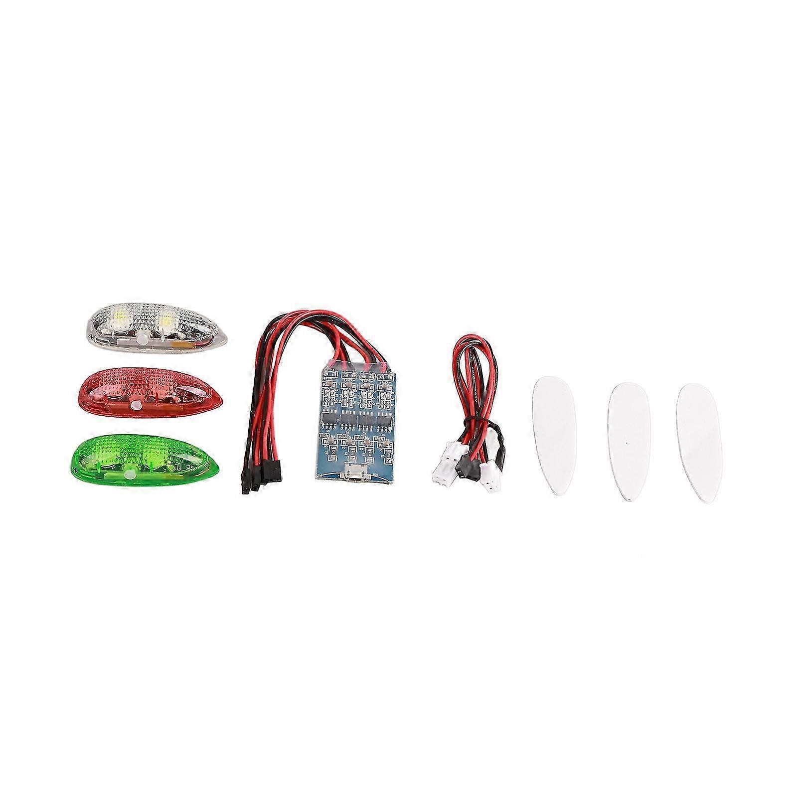 LED Flash Light Set for RC Airplane Night Operations