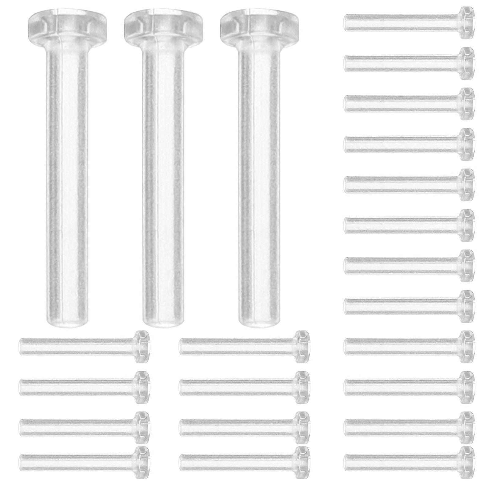 50pcs Earring Backs Earring Pin Protector Earring Stud Pin Backstops Stoppers