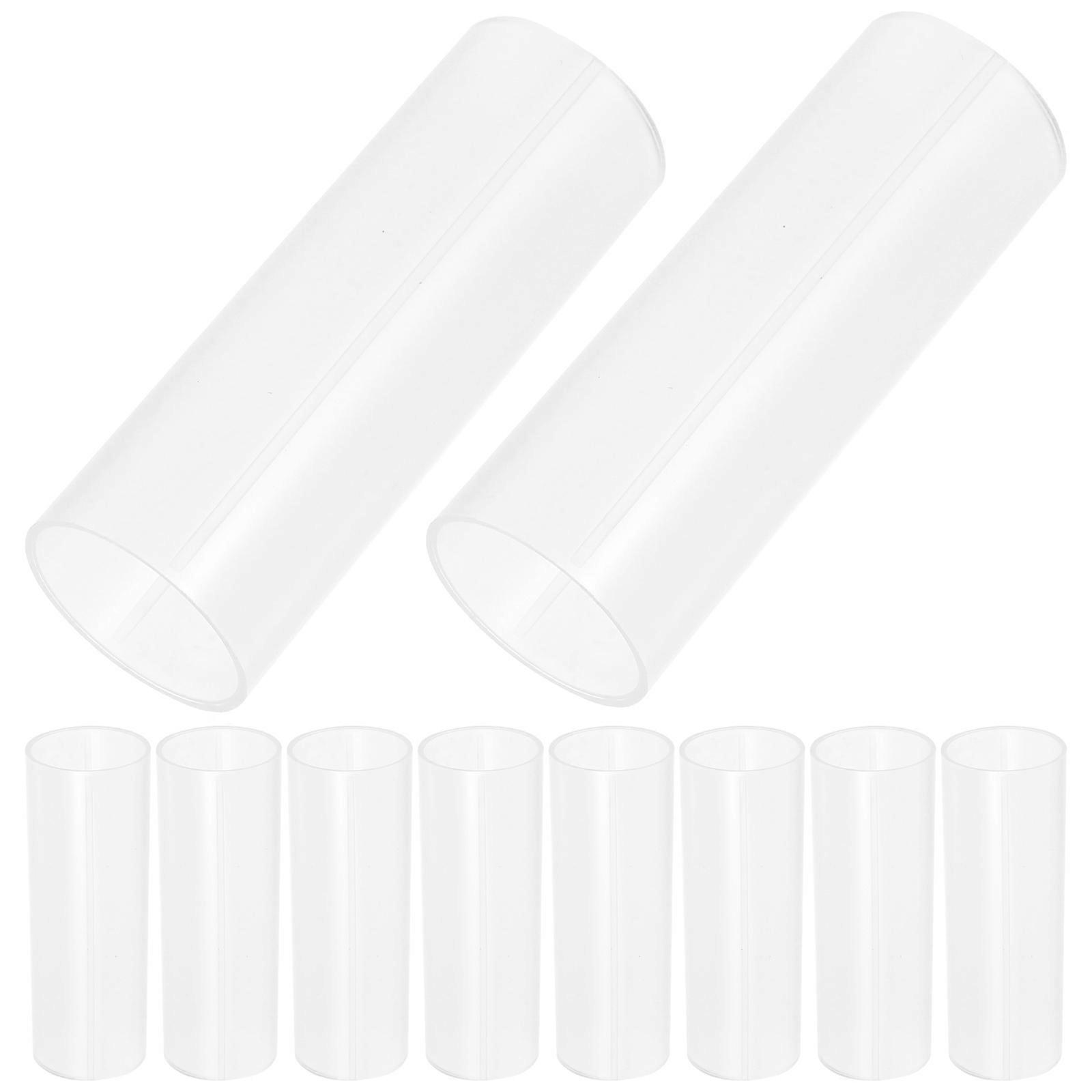 White Plastic Battery Case Battery Wrap for Protective Use 20Pcs