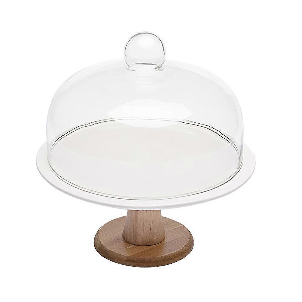 Kuchenständer mit Deckel, transparent, 1 Stück