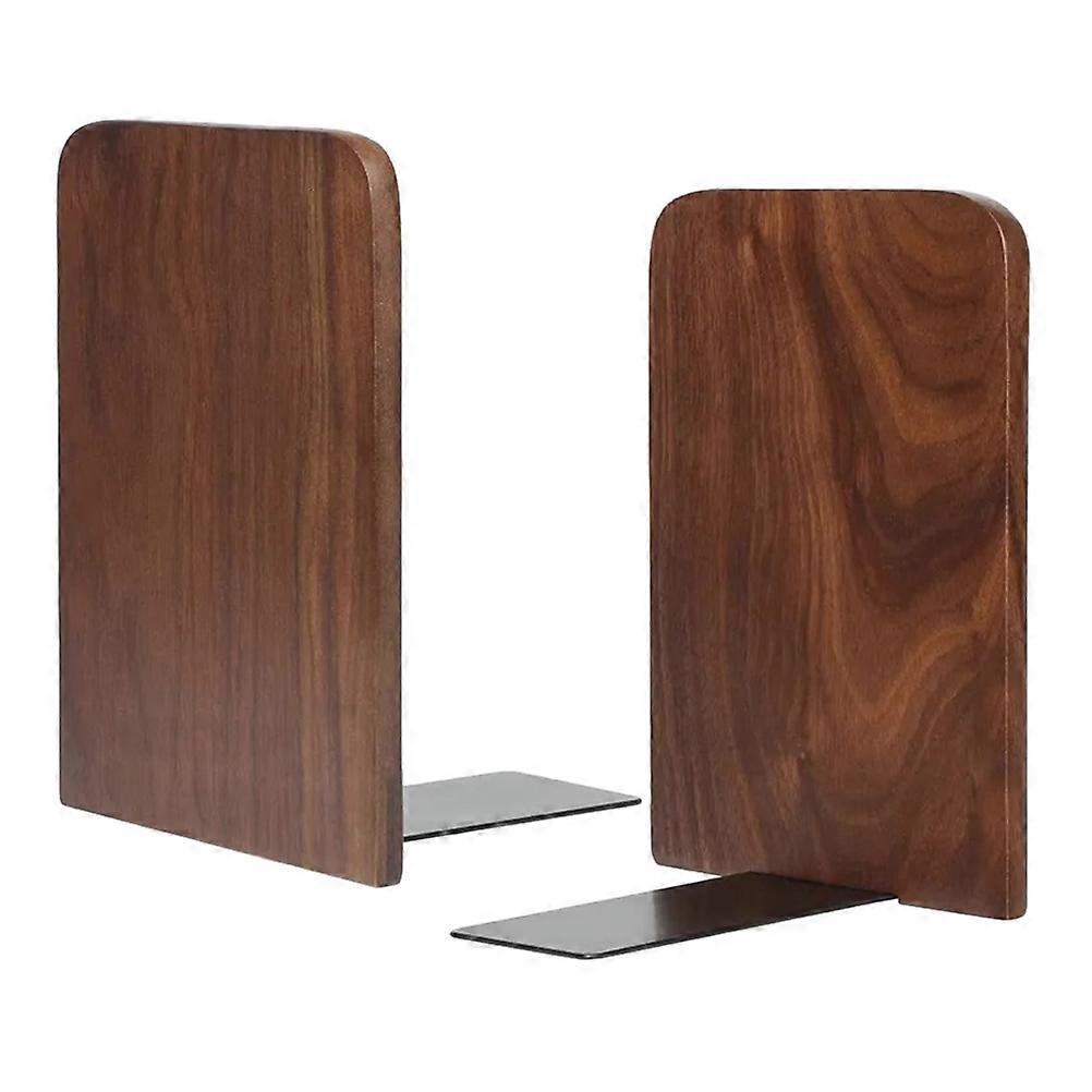 8Pcs Wood Book Ends Multi-Function Convenient Decorative Book Holders
