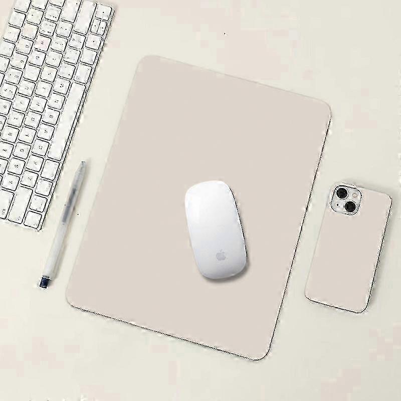 2025 Non-Slip Leather Mouse Pad, Solid Color Waterproof Desk Pad for Computer