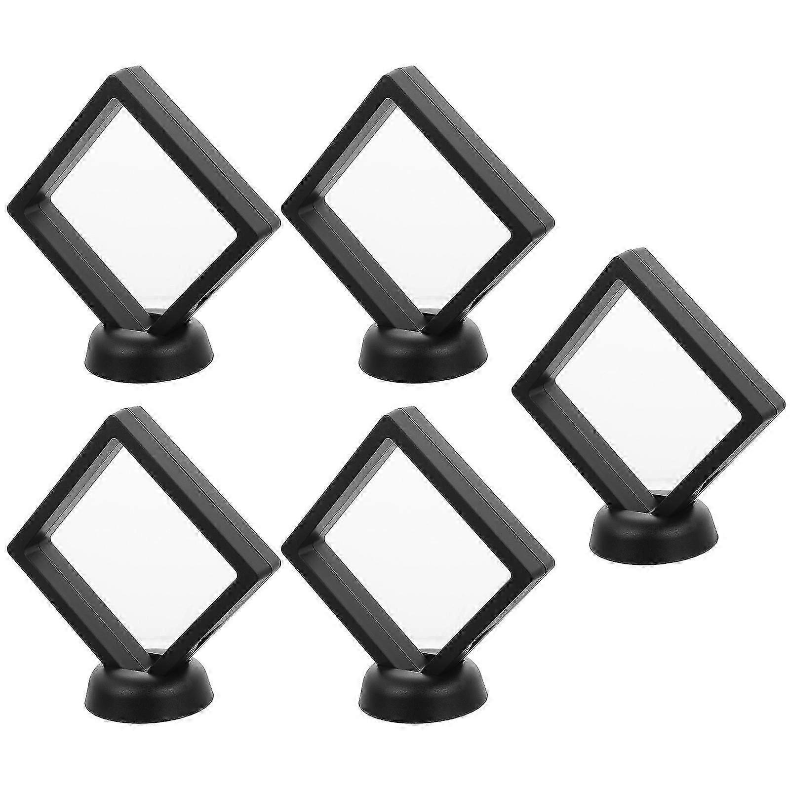 Jewelry Display Case Clear Frames for Displaying 5Pcs
