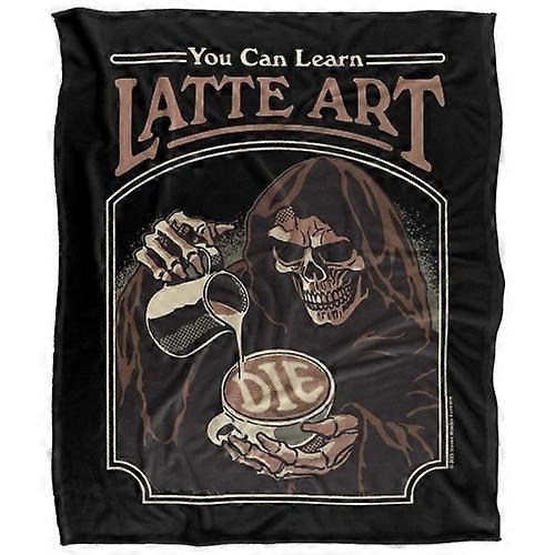 Steven Rhodes Latte Art Soft Touch Blanket