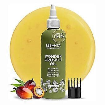 Batana Hair Growth Oil 120ml - Organic Scalp Treatment with Rosemary & Castor Oil for Thicker, Stronger Hair, Reduces Hair Loss & Breakage