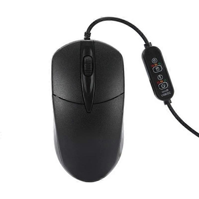 Winter 1600DPI Heating Mouse Wired Optical Mouse Computer Accessories compatible with Desktop Notebook Computer Laptop