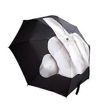 New Middle Finger Design Black Umbrella Cool Fashions Impact Umbrella