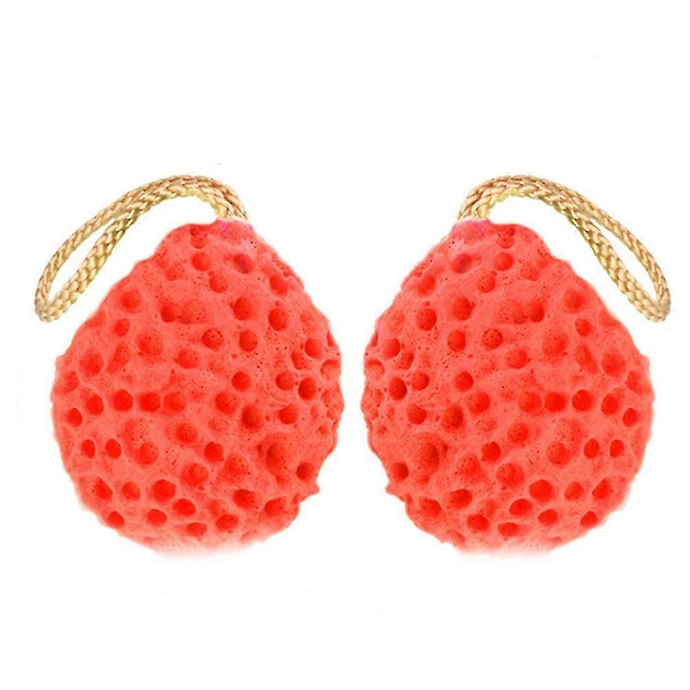 Honeycomb Bath Sponge, Non-Latex Hydrophilic Material, Quick-Dry, for Shower, 3 Pack