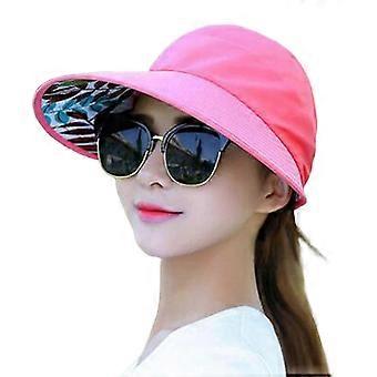 Casquette femme à imprimé feuilles, protection solaire légère et élégante, idéale pour la course à pied.